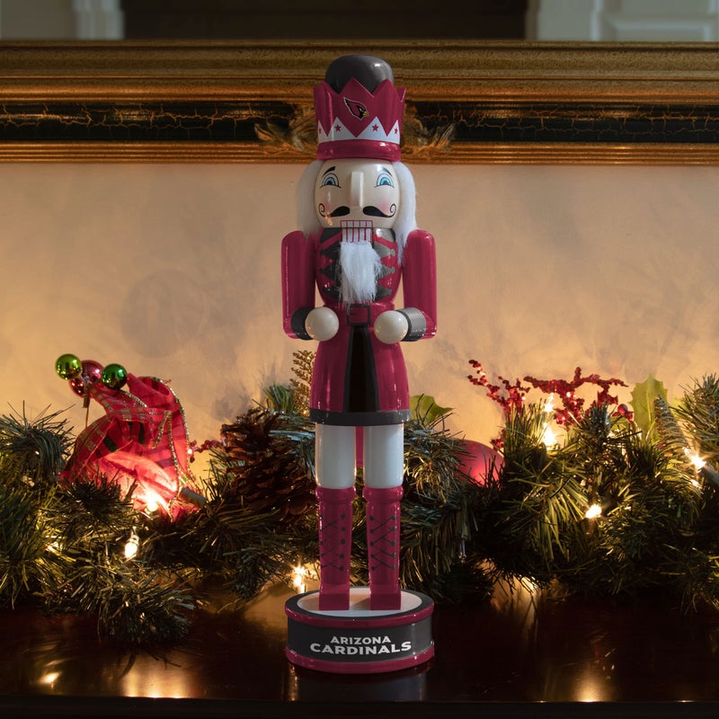 foco NFL Team Logo 14' Holiday NutcrackerTeam Logo 14' Holiday Nutcracker, Version 2, One Size (NU14NFHOL) - Image 3